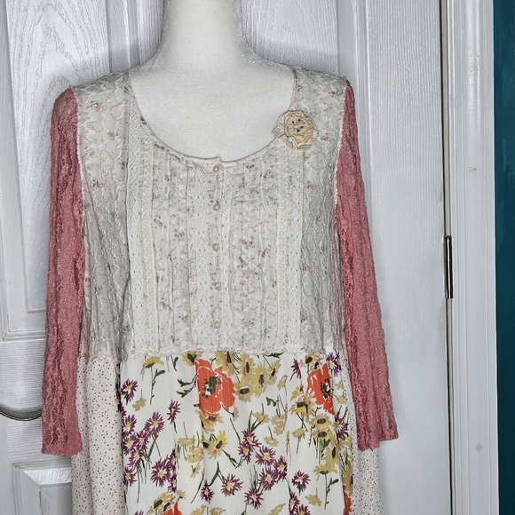 Handmade Upcycled Dress Medium-Large - Picture 3 of 9